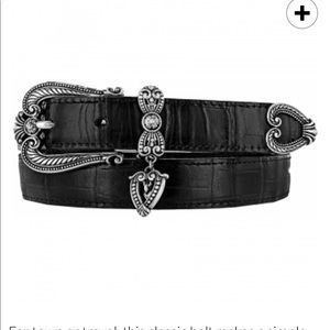 Brighton Hearts Reversible Leather Belt
